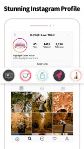 اسکرین شات برنامه Highlight Cover for Instagram Story 4