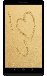 اسکرین شات برنامه Draw on Sand Live Wallpaper 4