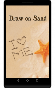 اسکرین شات برنامه Draw on Sand Live Wallpaper 1