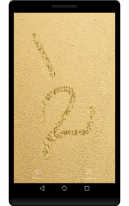 اسکرین شات برنامه Draw on Sand Live Wallpaper 7