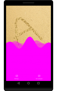 اسکرین شات برنامه Draw on Sand Live Wallpaper 6