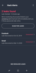 اسکرین شات 7 برنامه AVG Protection