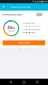 اسکرین شات برنامه AVG Cleaner Lite 3