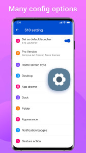 اسکرین شات 8 برنامه Super S10 Launcher, Galaxy S10