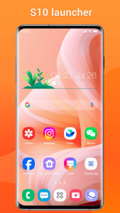 اسکرین شات 1 برنامه Super S10 Launcher, Galaxy S10