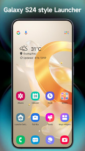 اسکرین شات 1 برنامه Cool S24 Launcher Galaxy OneUI