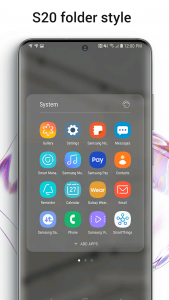 اسکرین شات برنامه Cool S20 Launcher Galaxy OneUI 5