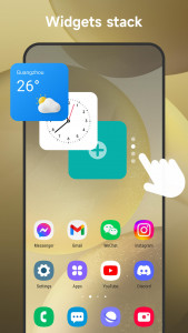 اسکرین شات برنامه Cool S24 Launcher Galaxy OneUI 6