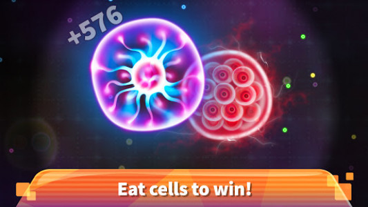 اسکرین شات بازی Plazmic! Eat Me io Blob Cell Grow Game 1
