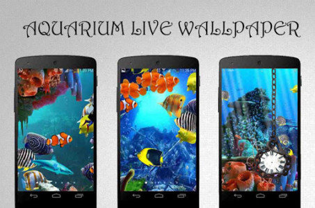 اسکرین شات برنامه Aquarium Clock Live Wallpaper 1