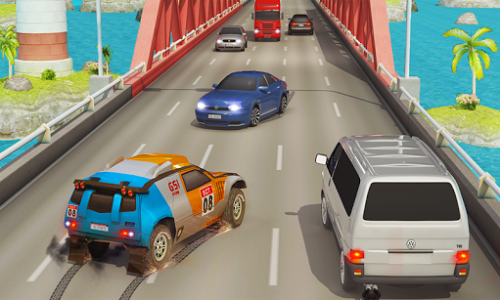 اسکرین شات بازی Traffic Highway Car Racer 3