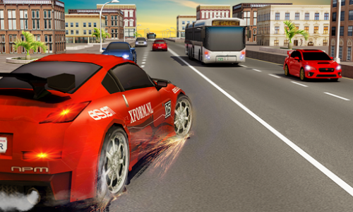 اسکرین شات بازی Traffic Highway Car Racer 4
