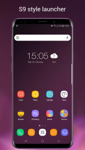 اسکرین شات برنامه Super S9 Launcher for Galaxy S 1