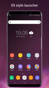 اسکرین شات برنامه Super S9 Launcher for Galaxy S 1