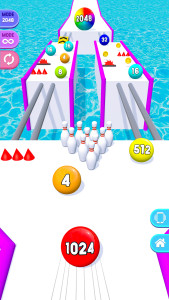 اسکرین شات 5 بازی Number Ball 3D - Merge Games