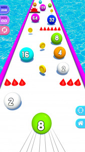 اسکرین شات بازی Number Ball 3D - Merge Games 3