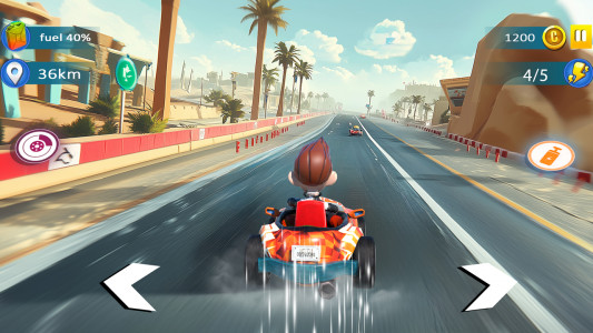اسکرین شات 3 بازی Buggy Car: Beach Racing Games