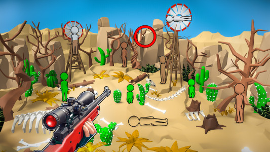 اسکرین شات بازی Silent Stickman Clash 6