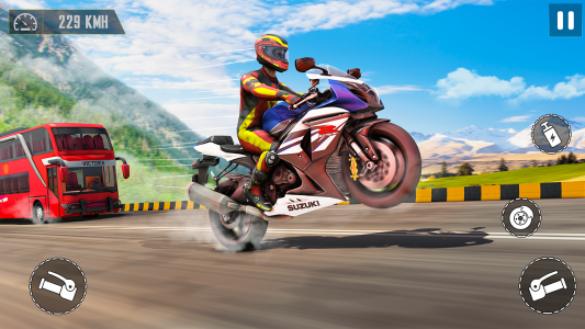 اسکرین شات بازی GT Motorbike Games Racing 3D 3