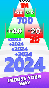 اسکرین شات 1 بازی Number Run Race: Add & Grow
