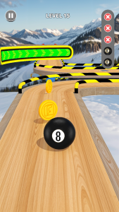 اسکرین شات 2 بازی Sky Rolling Ball Run 3D