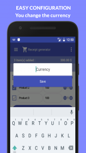 اسکرین شات برنامه Receipt Generator 5