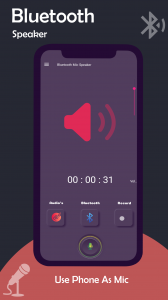 اسکرین شات برنامه Mic: Live Bluetooth Microphone 2