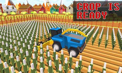 اسکرین شات بازی Blocky Plow Farming Harvester 8
