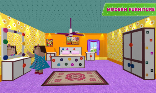 اسکرین شات بازی Doll House Design & Decoration 2: Girls House Game 5
