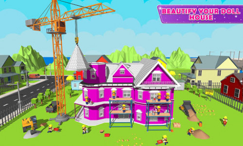 اسکرین شات بازی Doll House Design & Decoration 2: Girls House Game 4