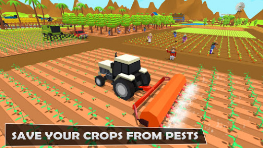 اسکرین شات بازی Forage Plow Farming Harvester 3: Fields Simulator 7