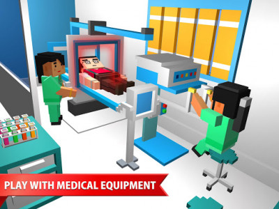 اسکرین شات بازی Hospital Craft: Building Doctor Simulator Games 3D 8