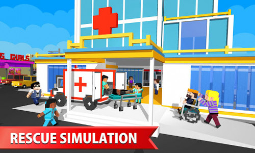 اسکرین شات بازی Hospital Craft: Building Doctor Simulator Games 3D 2
