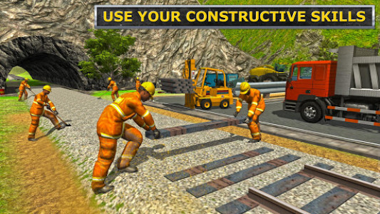 اسکرین شات بازی Railroad Tunnel Construction Sim: Train Games 7