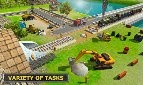 اسکرین شات بازی Railroad Tunnel Construction Sim: Train Games 4