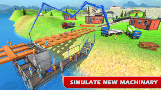 اسکرین شات بازی Train Bridge Construction: Railroad Building Sim 5