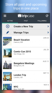 اسکرین شات برنامه TripCase – Travel Organizer 3