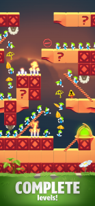 اسکرین شات بازی Lemmings: Puzzle Survival 1