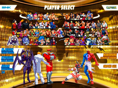 اسکرین شات بازی Capcom vs SNK 1