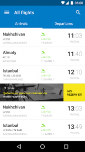 اسکرین شات برنامه Baku Airport 1