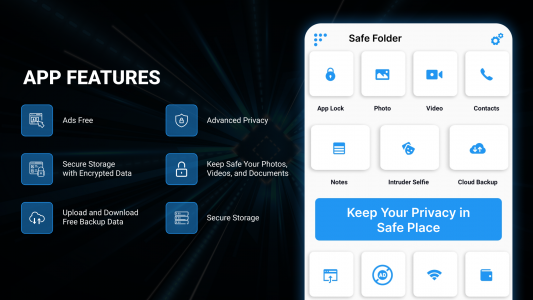 اسکرین شات برنامه Safe Folder: Secure Folder 1