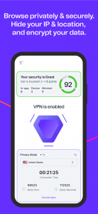 اسکرین شات برنامه Safehouse VPN & Security 3