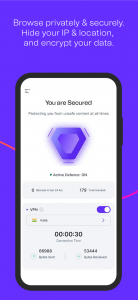 اسکرین شات برنامه Safehouse VPN & MobileSecurity 3