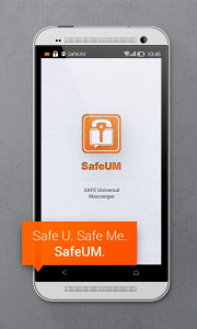 اسکرین شات برنامه Secure messenger SafeUM 1
