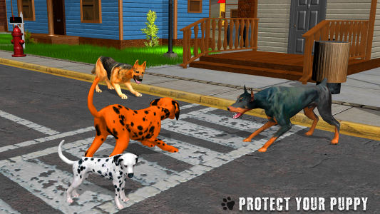 اسکرین شات بازی Domestic Dog Simulator: Dog family game 2