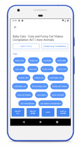 اسکرین شات برنامه UTag - Find tags for video SEO 3