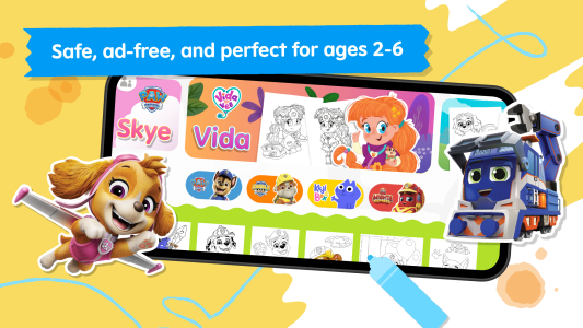 اسکرین شات 2 بازی Crayon Club: Color PAW Patrol