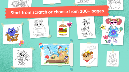 اسکرین شات 5 بازی Crayon Club: Color PAW Patrol