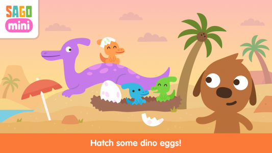 اسکرین شات برنامه Sago Mini Dinosaurs 5