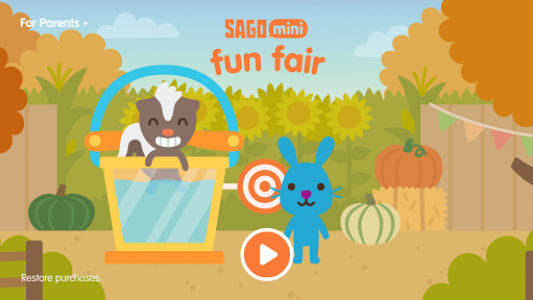 اسکرین شات برنامه Sago Mini Fun Fair 1